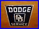 Vintage-Dodge-Brothers-Sales-Service-12-Porcelain-Metal-Gasoline-Oil-Car-Sign-01-osb