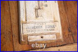 Vintage Dodge Dealer Thermometer metal sign Support Your Local Police auto car