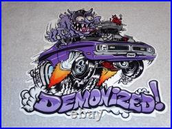 Vintage Dodge Demon Sports Car Monster Mopar 12 Metal Devil, Gasoline Oil Sign