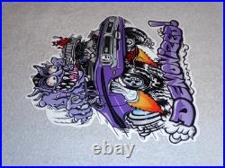 Vintage Dodge Demon Sports Car Monster Mopar 12 Metal Devil, Gasoline Oil Sign