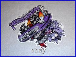 Vintage Dodge Demon Sports Car Monster Mopar 12 Metal Devil, Gasoline Oil Sign