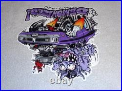 Vintage Dodge Demon Sports Car Monster Mopar 12 Metal Devil, Gasoline Oil Sign