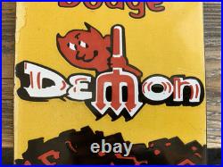 Vintage Dodge Plymouth Dependable Service Dealer Gas Station Porcelain Oil Sign