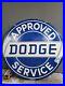 Vintage-Dodge-Porcelain-Sign-30-Large-Car-Truck-Dealer-Detroit-Gas-Oil-Diesel-01-gqjy