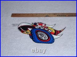 Vintage Dodge Scat Pack Bee Challenger Super R/t 12 Metal Car Gasoline Oil Sign