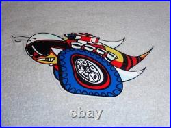 Vintage Dodge Scat Pack Super Bee 1' Enamel Metal Dealer Truck Gasoline Oil Sign