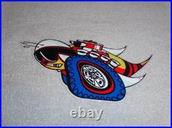 Vintage Dodge Scat Pack Super Bee 1' Enamel Metal Dealer Truck Gasoline Oil Sign