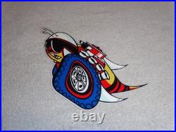 Vintage Dodge Scat Pack Super Bee 1' Enamel Metal Dealer Truck Gasoline Oil Sign