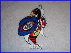 Vintage Dodge Scat Pack Super Bee 1' Enamel Metal Dealer Truck Gasoline Oil Sign
