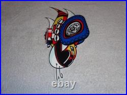 Vintage Dodge Scat Pack Super Bee 1' Enamel Metal Dealer Truck Gasoline Oil Sign