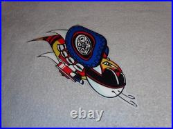 Vintage Dodge Scat Pack Super Bee 1' Enamel Metal Dealer Truck Gasoline Oil Sign