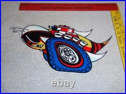 Vintage Dodge Scat Pack Super Bee 1' Enamel Metal Dealer Truck Gasoline Oil Sign