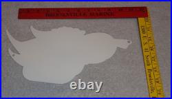 Vintage Dodge Scat Pack Super Bee 1' Enamel Metal Dealer Truck Gasoline Oil Sign
