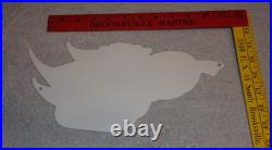 Vintage Dodge Scat Pack Super Bee 1' Enamel Metal Dealer Truck Gasoline Oil Sign