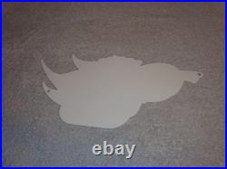 Vintage Dodge Scat Pack Super Bee 1' Enamel Metal Dealer Truck Gasoline Oil Sign