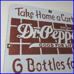 Vintage Dr Pepper License Plate Topper Cola Sign Ad on Automobile Topper