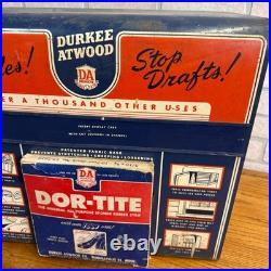 Vintage Durkee Atwood Dor-Tite Automobile Car Garage Store Display Advertising