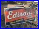 Vintage-EDISON-SPARK-PLUGS-Tin-Embossed-Sign-Original-Rare-Auto-Gas-Oil-01-jbei