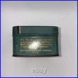 Vintage Early Ford Original Emergency Spare Bulb and Fuse Kit Tin Box With Bulbs