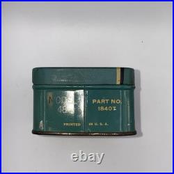 Vintage Early Ford Original Emergency Spare Bulb and Fuse Kit Tin Box With Bulbs