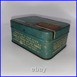 Vintage Early Ford Original Emergency Spare Bulb and Fuse Kit Tin Box With Bulbs