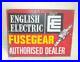 Vintage-English-Electric-Fuse-gear-Authorize-Adverti-Porcelain-Enamel-Sign-Board-01-gmui