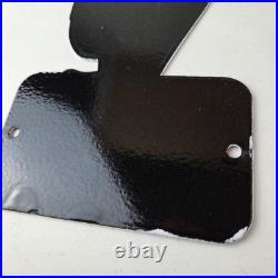 Vintage Esso Gasoline Porcelain Sign Oil Drop Gas Service Station Auto Sign