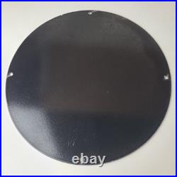 Vintage Esso Gasoline Sign Tiger Gas Service Station Auto Tank Porcelain Sign