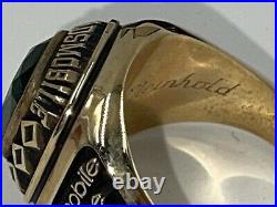 Vintage Estate Oldsmobile Automobile 10K Gold Service Award Ring Size 113/4