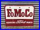 Vintage-FOMOCO-Sign-Genuine-Ford-Parts-Metal-Sign-13-1-2-x-18-1-2-Car-Auto-Truck-01-ypp