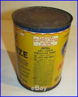 Vintage FORD ANTI FREEZE 1 Quart CAN Extremely RARE