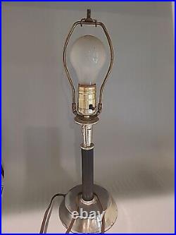 Vintage FORD DEALER Desk Lamp Tiffany Style Plastic Shade