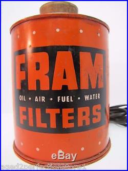Vintage FRAM Oil Air Fuel Water Filters Cigar Cigarette Lighter unique promo