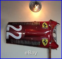 Vintage Ferrari Grand Prix Race Car wall art Long Hood Panel Section replica #22