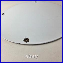 Vintage Fiat Automobile Car Sign Auto Service Dealer Gas Porcelain Sign