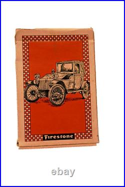 Vintage Firestone Advertising Playing Cards Automobile Theme Promotional Deck 2