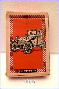 Vintage Firestone Advertising Playing Cards Automobile Theme Promotional Deck 2