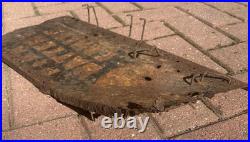 Vintage Fisk Battery Cables Metal Advertising Display Sign Rack Gas Oil Auto