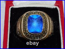 Vintage Ford 300/500 Master Club 10kt Employee Ring Size 11.5 17.7 Grams