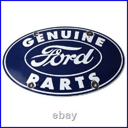 Vintage Ford Automobile Sign Gas Car Service Station Pump Motor Porcelain Sign
