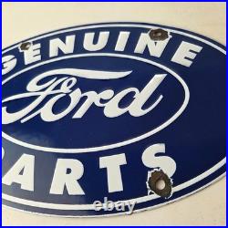 Vintage Ford Automobile Sign Gas Car Service Station Pump Motor Porcelain Sign