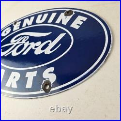 Vintage Ford Automobile Sign Gas Car Service Station Pump Motor Porcelain Sign