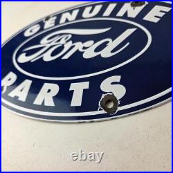 Vintage Ford Automobile Sign Gas Car Service Station Pump Motor Porcelain Sign