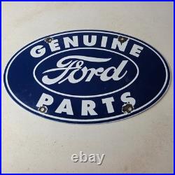 Vintage Ford Automobile Sign Gas Car Service Station Pump Motor Porcelain Sign