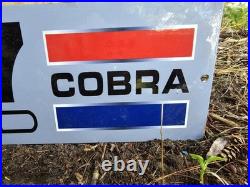Vintage Ford Cobra 427 Motor Co. Dealership Porcelain Sign 15 X 5