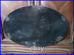 Vintage Ford Motor Co. Oval Porcelain Sign Detroit Gas Sales Service Auto Parts