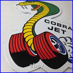Vintage Ford Motors Sign Cobra Jet Sales Shelby Porcelain Gas Station Sign Vintage Ford Motors Sign Cobra Jet Sales Shelby Porcelain Gas Station Sign