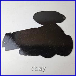 Vintage Ford Motors Sign Cobra Jet Sales Shelby Porcelain Gas Station Sign