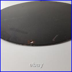 Vintage Ford Motors Sign Porcelain Automobiles Popeye Authorized Gas Pump Sign