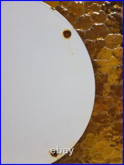 Vintage Ford Mustang Porcelain Sign Old Fomoco Motor Service Auto Parts Horse